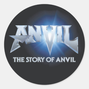 ZWART ANVIL FILM LOGO STICKER