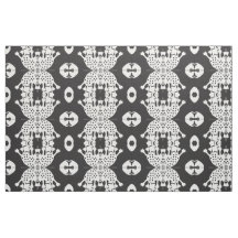 Zwart-Aomba Monster Fabric