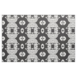 Zwart-Aomba Monster Fabric Stof