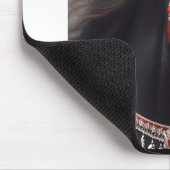 Zwart Arabisch Paardenportret Muismat (Hoek)