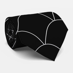 Zwart Art Deco Design Stropdas