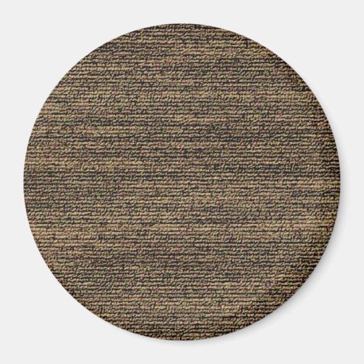 Zwart artikel 4 - Zero Graviteitscontrole (doek) Magneet (Voorkant)