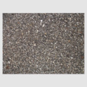 Zwart asfalt afdrukken tissuepapier (Voorkant)