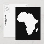 Zwart-Audaciaal Afrika Briefkaart (Voorkant / Achterkant)