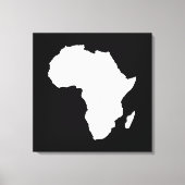 Zwart-Audaciaal Afrika Canvas Afdruk (Voorkant)
