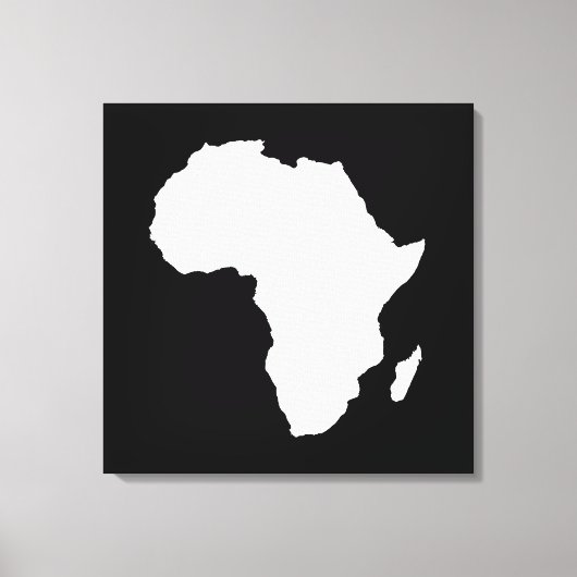 Zwart-Audaciaal Afrika Canvas Afdruk (Voorkant)