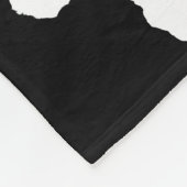 Zwart-Audaciaal Afrika Fleece Deken (Hoek)