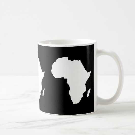 Zwart-Audaciaal Afrika Koffiemok (Rechts)