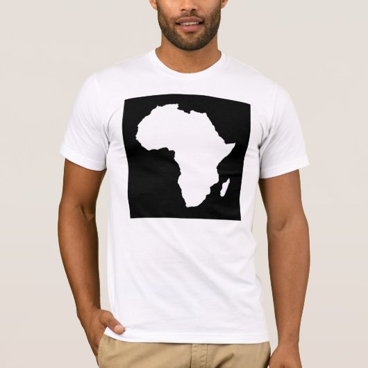 Zwart-Audaciaal Afrika T-shirt (Voorkant)