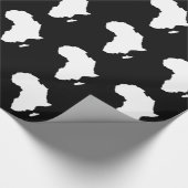 Zwart Audacieux Afrika Cadeaupapier (Hoek)