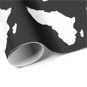 Zwart Audacieux Afrika Cadeaupapier (Rol Hoek)