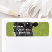 Zwart Baby Kalf Etiket (Insitu)