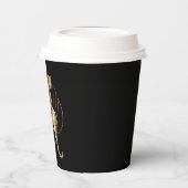 Zwart baby van luipaard papieren bekers (Links)