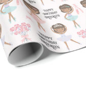 Zwart Ballerina Persoonlijk pakpapier (Rol Hoek)