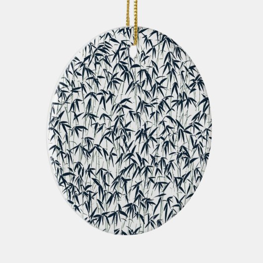 Zwart bamboe Ornament (Rechts)