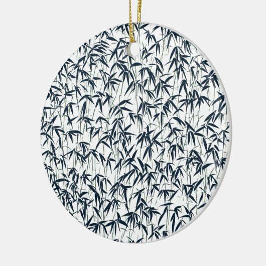 Zwart bamboe Ornament (Links)