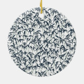 Zwart bamboe Ornament (Achterkant)