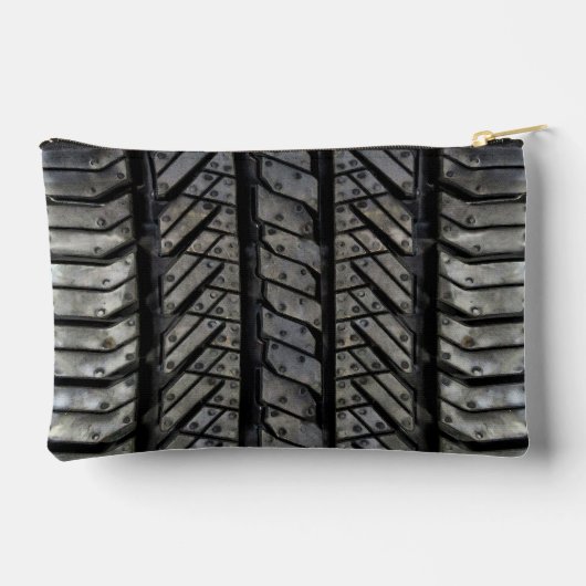 Zwart bandrubber automobieldecor etui (Achterkant)