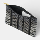 Zwart bandrubber automobieldecor etui (Open)