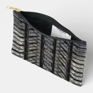 Zwart bandrubber automobieldecor etui
