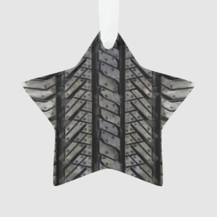 Zwart bandrubber automobieldecor ornament