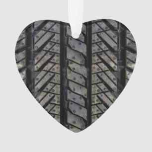 Zwart bandrubber automobieldecor ornament