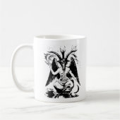 zwart Baphomet Koffiemok (Links)