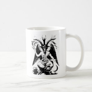 zwart Baphomet Koffiemok