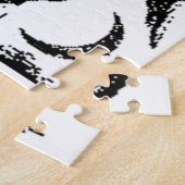  zwart Baphomet Legpuzzel (Zijkant)