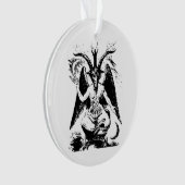zwart Baphomet Ornament (voorkant)