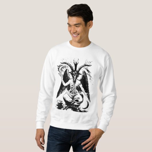  zwart Baphomet Trui (Voorkant volledig)