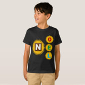 Zwart basisshirt NOEL  ZON CHOCOLADE T-shirt (Voorkant volledig)