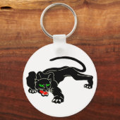 Zwart beeldscherm - Groot CAT Sleutelhanger (Voorkant)