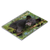 Zwart Beer afspelen in bomen Notitieboek (Linkerzijde)