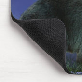 Zwart Beer Art Wildlife-supporter Mousepad Muismat (Hoek)