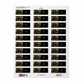 Zwart Beer Bald Eagle Beer Schilder Drukt Wilderhe Etiket (Full Sheet)