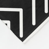 Zwart Beer Bald Eagle Beer Schilder Drukt Wilderhe Fleece Deken (Hoek)