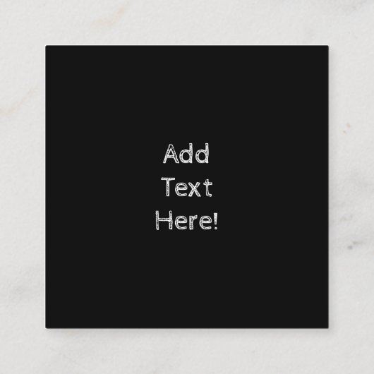 Zwart Beer Bald Eagle Beer Schilder Drukt Wilderhe Vierkante Visitekaartje (Achterkant)