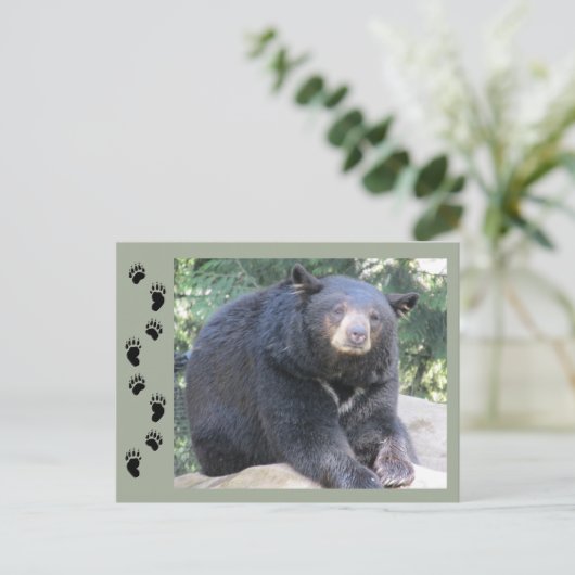 Zwart Beer Briefkaart (Staand voorkant)