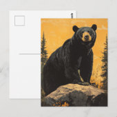 Zwart Beer  Briefkaart (Voorkant / Achterkant)