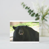zwart beer briefkaart (Staand voorkant)