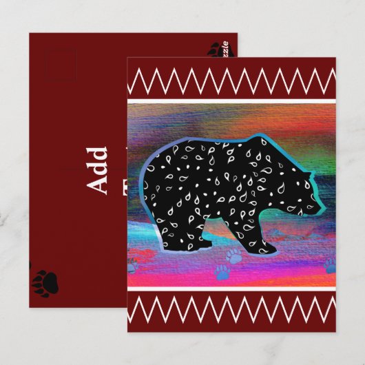 Zwart Beer Briefkaart (Voorkant / Achterkant)