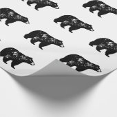 Zwart Beer Cadeaupapier (Hoek)