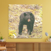 Zwart Beer Canvas Afdruk (Insitu (Woonkamer))