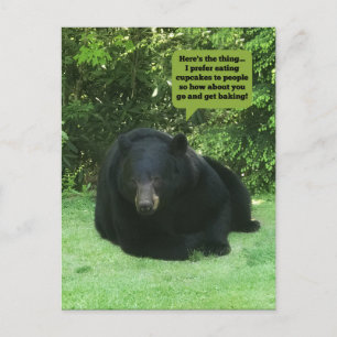 Zwart Beer - "Cubby Cupcake" Briefkaart