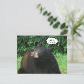 Zwart Beer - Cubby Who Farted? Briefkaart (Staand voorkant)