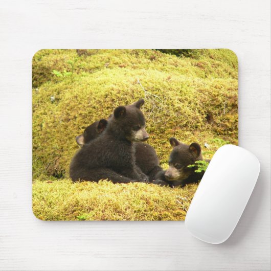 Zwart Beer Cubs Muismat (Met muis)