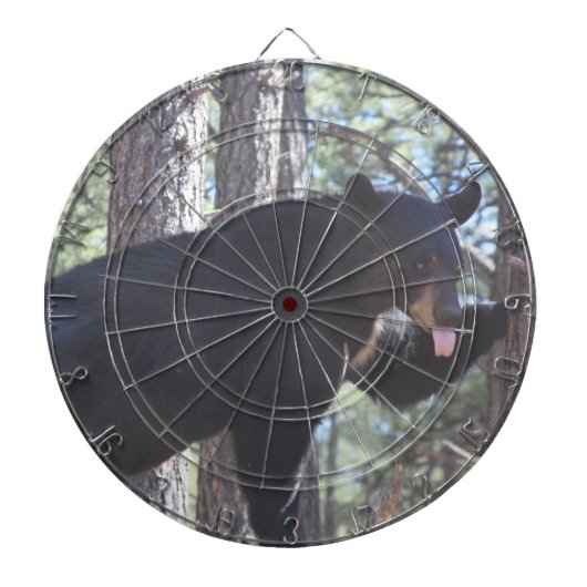 Zwart Beer dartboard Dartbord (Voorkant)