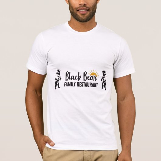 Zwart Beer Diner T-shirt (Voorkant)