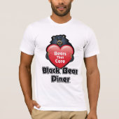 Zwart Beer Diner T-shirt (Voorkant)
